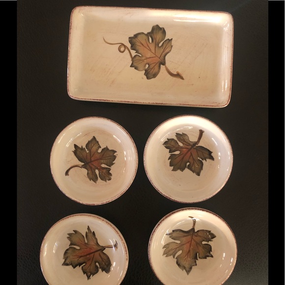 hand painted 5 set piece - Picture 1 of 7